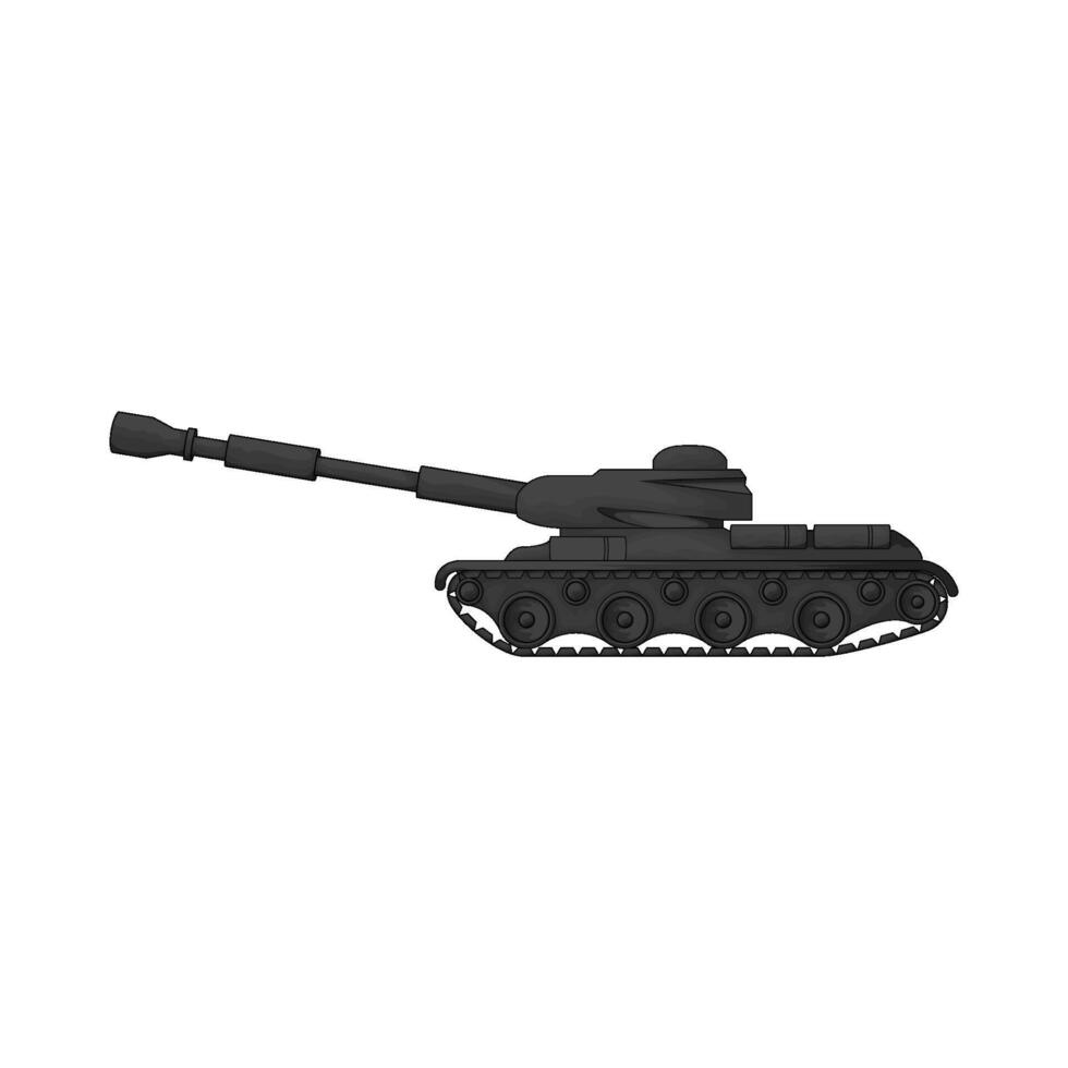 advanced military tank vector