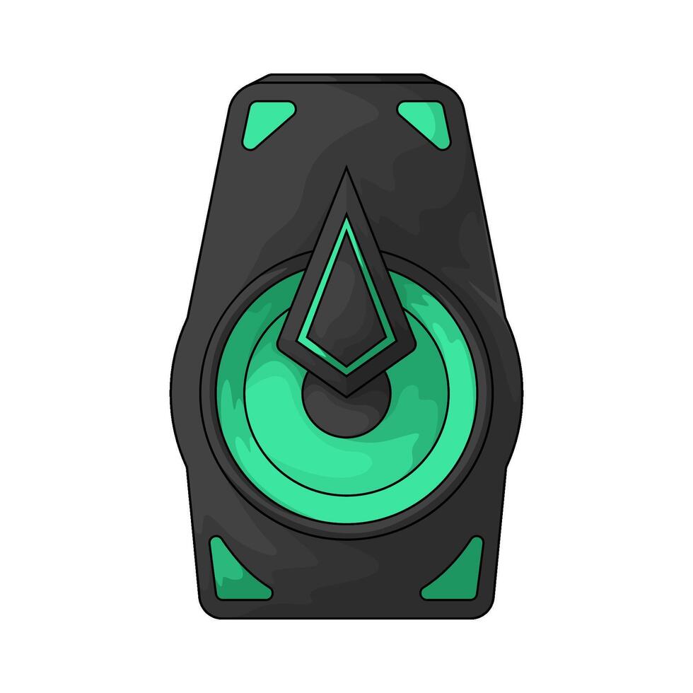 illustration of The best speakers vector