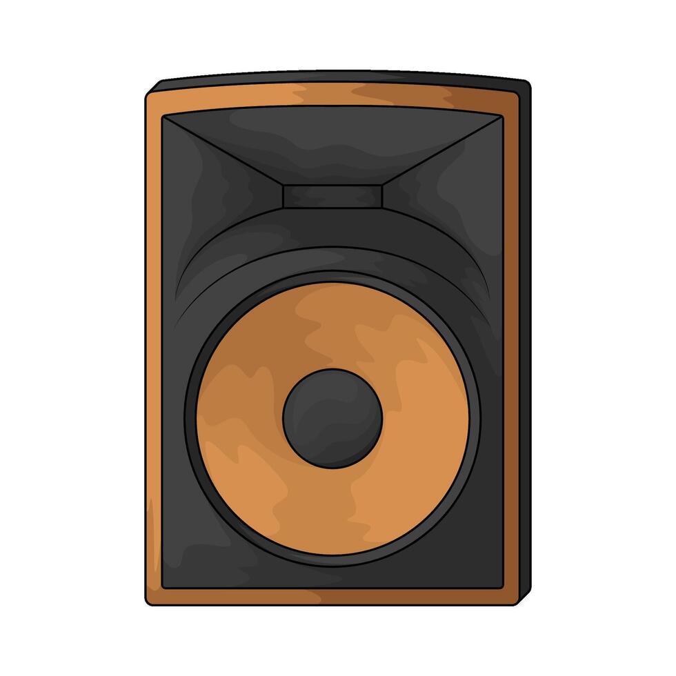 advanced speaker illustration vector