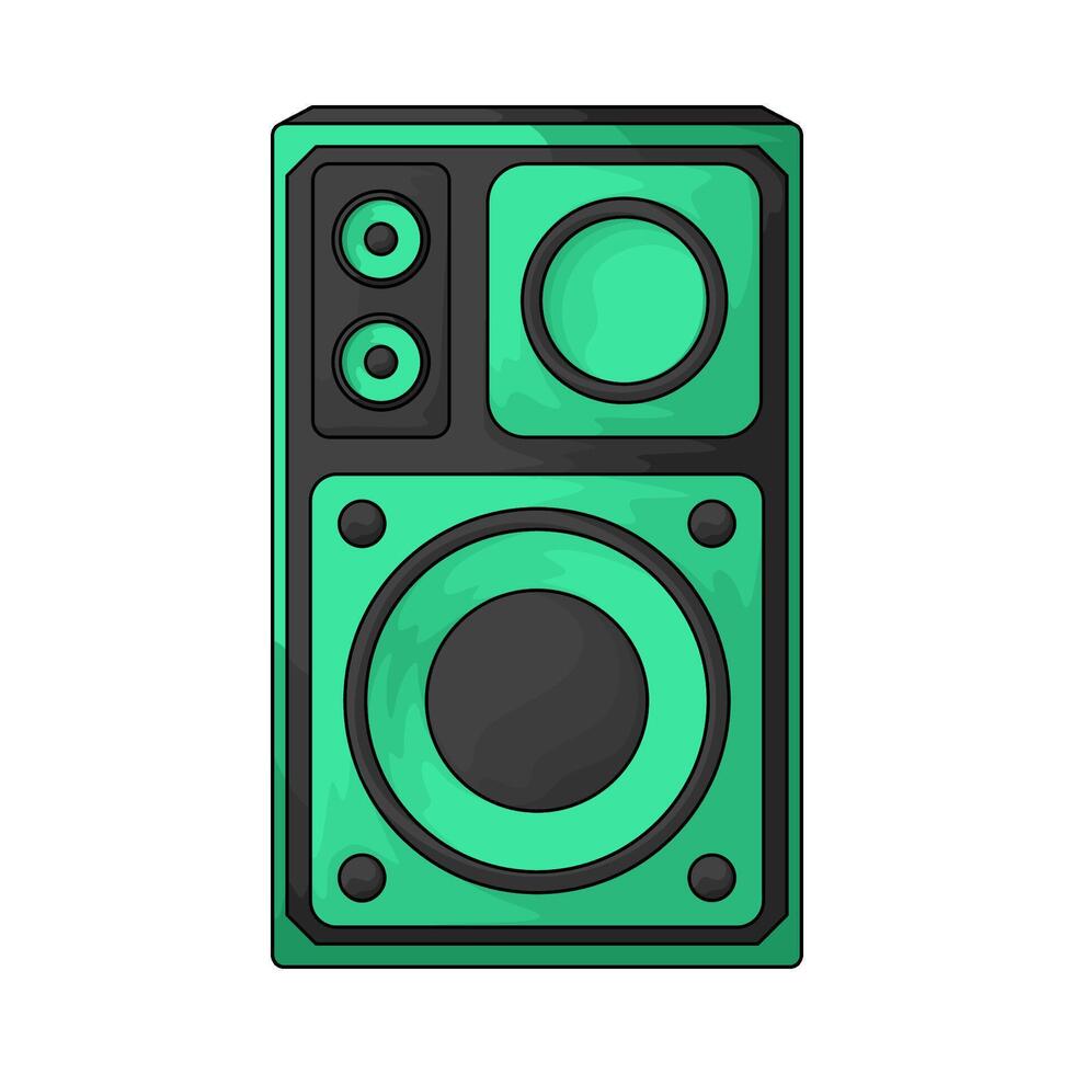 illustration of best music speakers vector