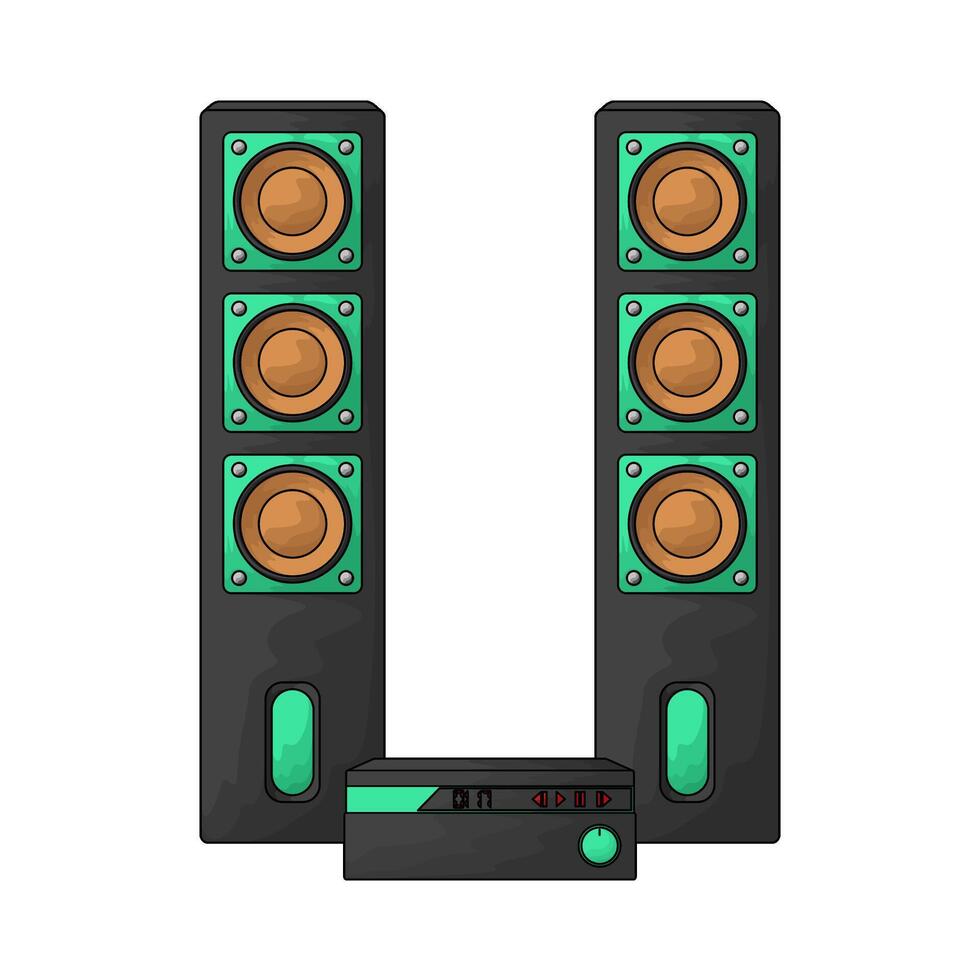 Thousand Music Speaker vector