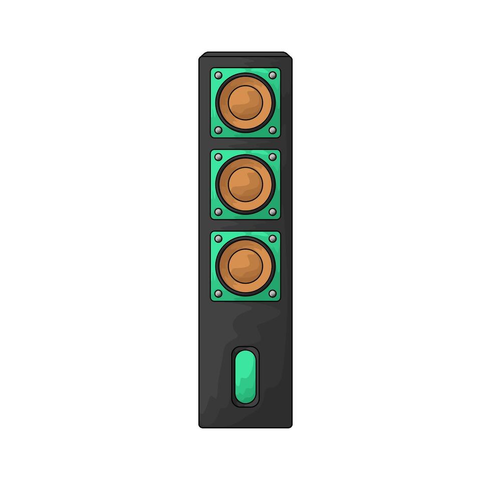 illustration of Thousand Large Music Speaker vector