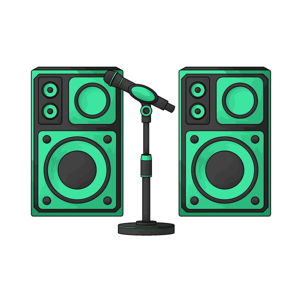 Speaker and mic vector