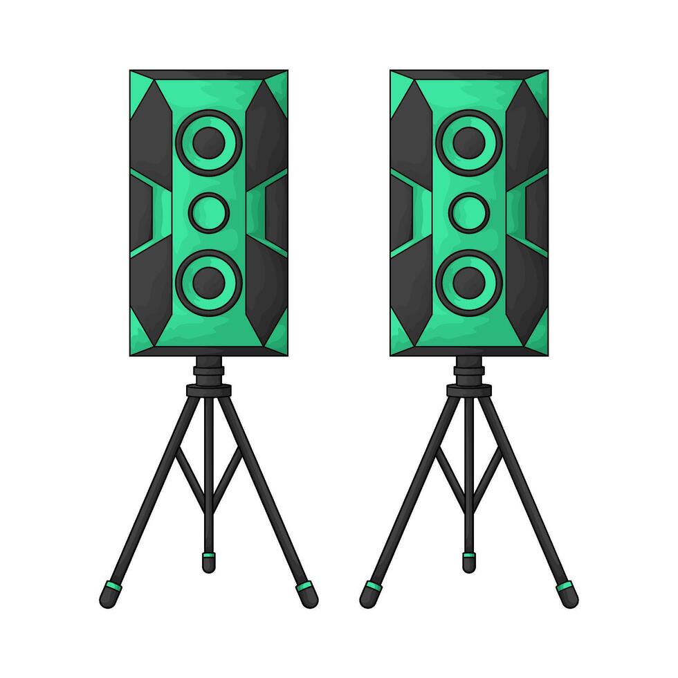smart speaker stand illustration vector