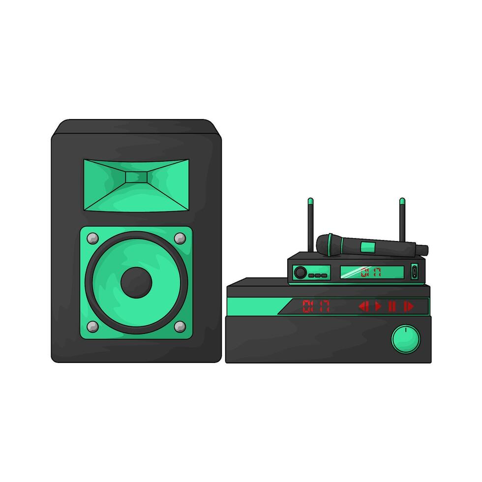 illustration of Music Speaker Systems vector