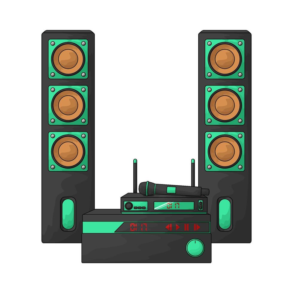 Best sound system vector