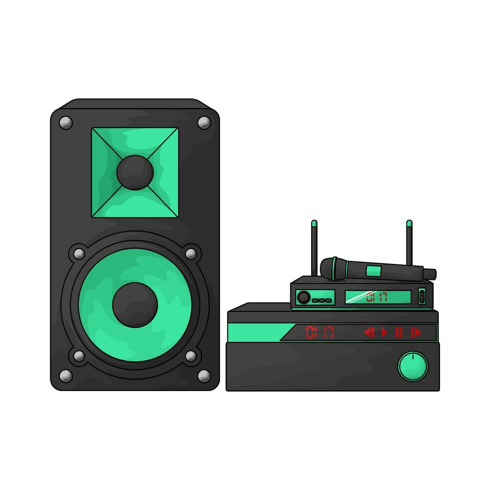 illustration of Best Speakers for Music vector