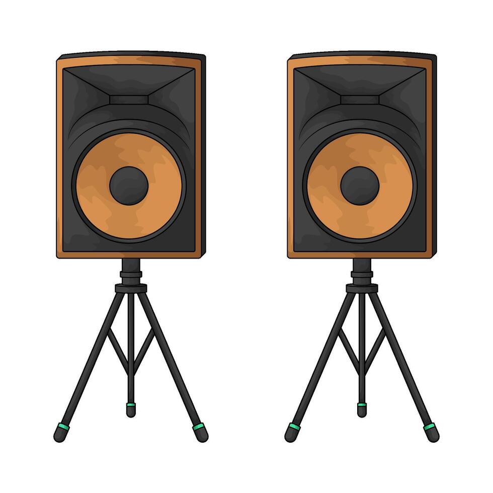 Best Speakers for Classical Music illustration vector