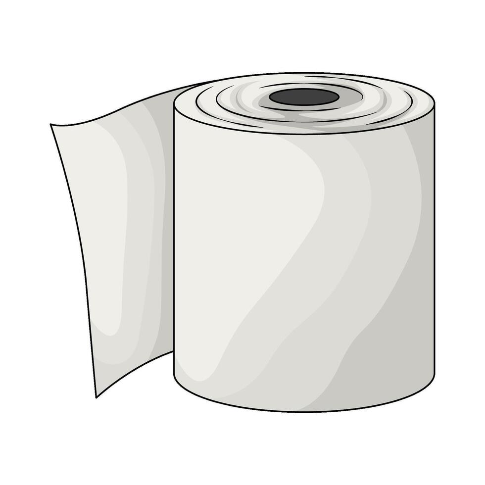 Toilet Paper Roll illustration vector