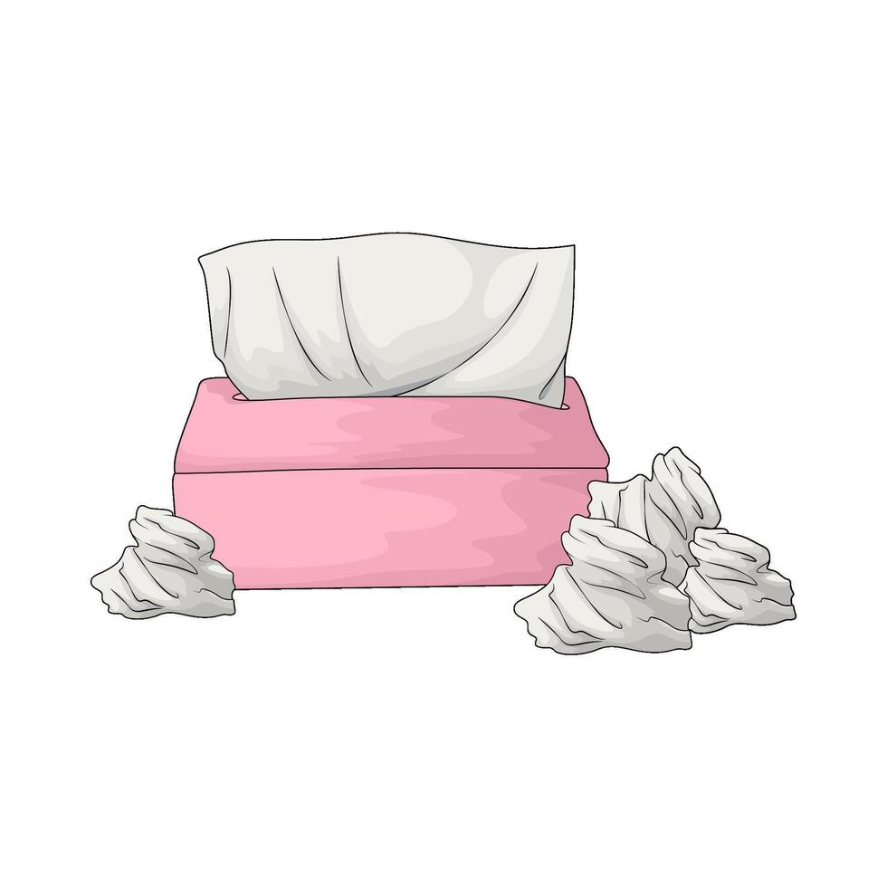 Extra Soft Facial Tissue vector