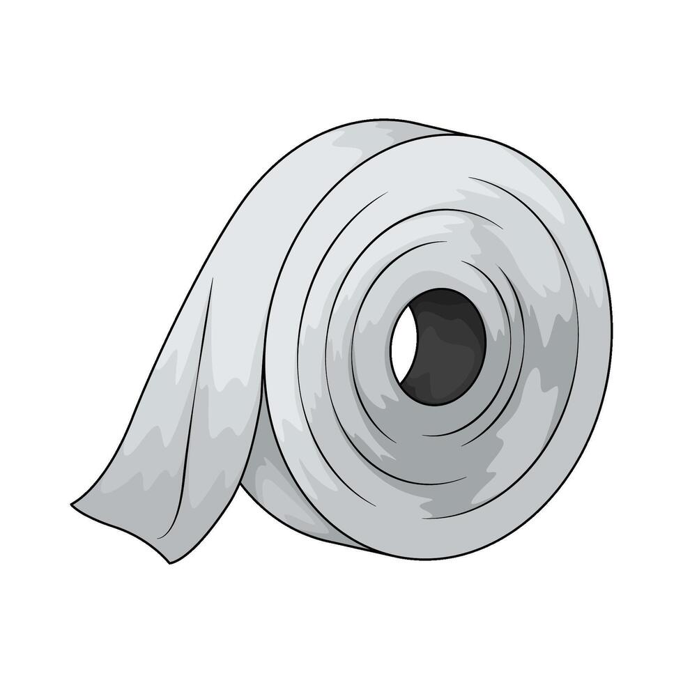 illustration of a toilet paper vector
