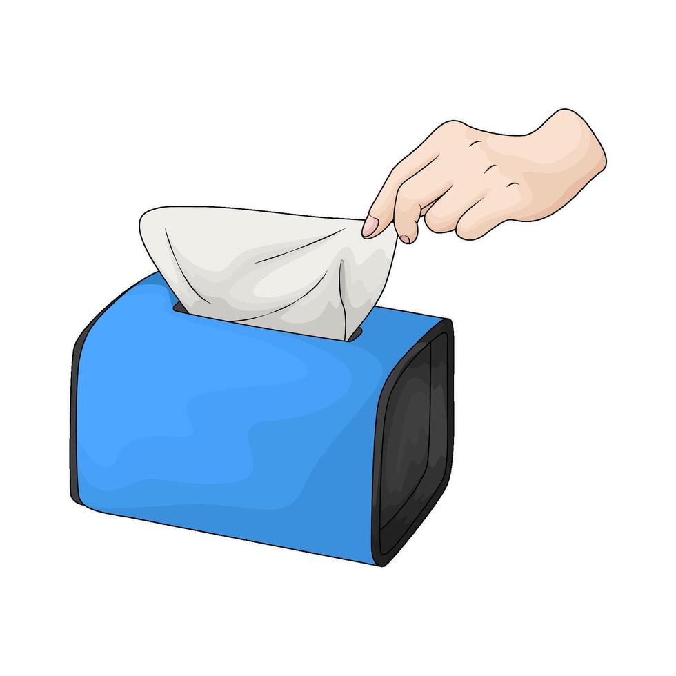 Facial Tissue Box vector