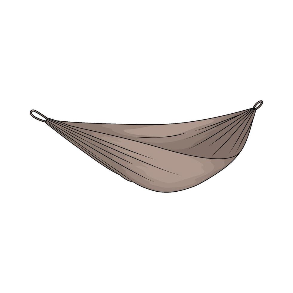 best camping hammock illustration vector