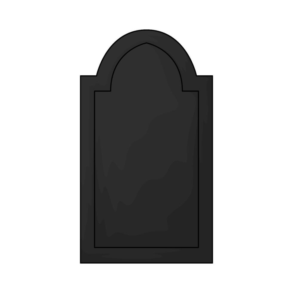 halloween graveyard illustration vector