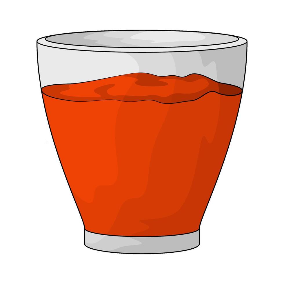 carrot juice illustration vector