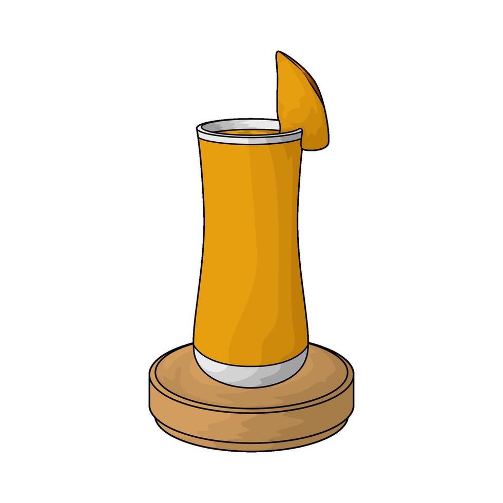 delicious mango juice vector