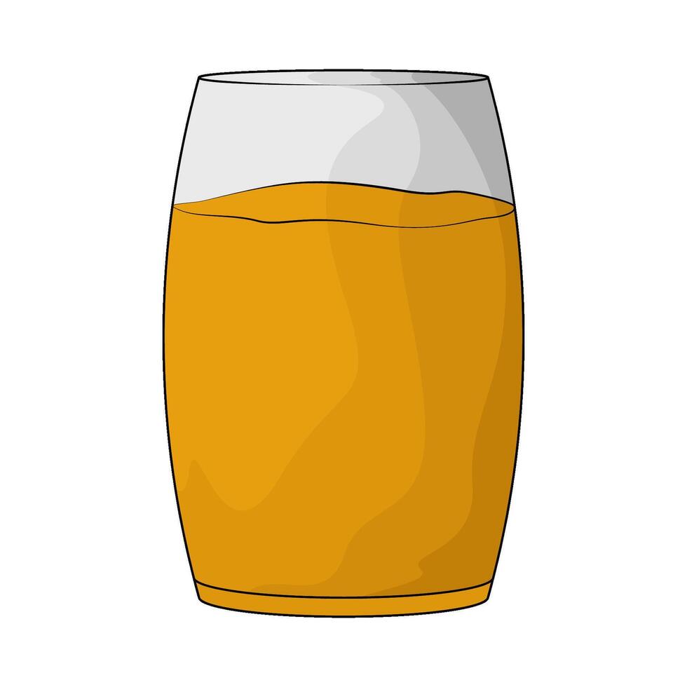 illustration of delicious mango juice vector