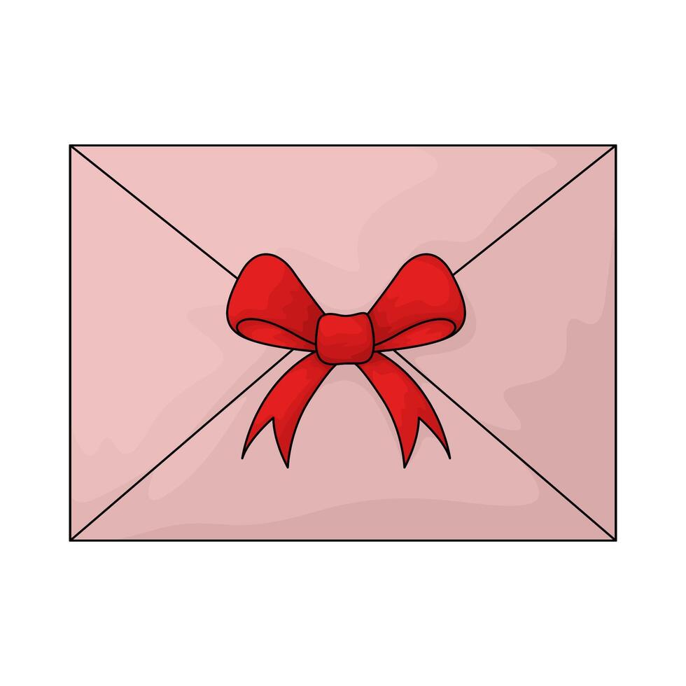 illustration of valentine card vector