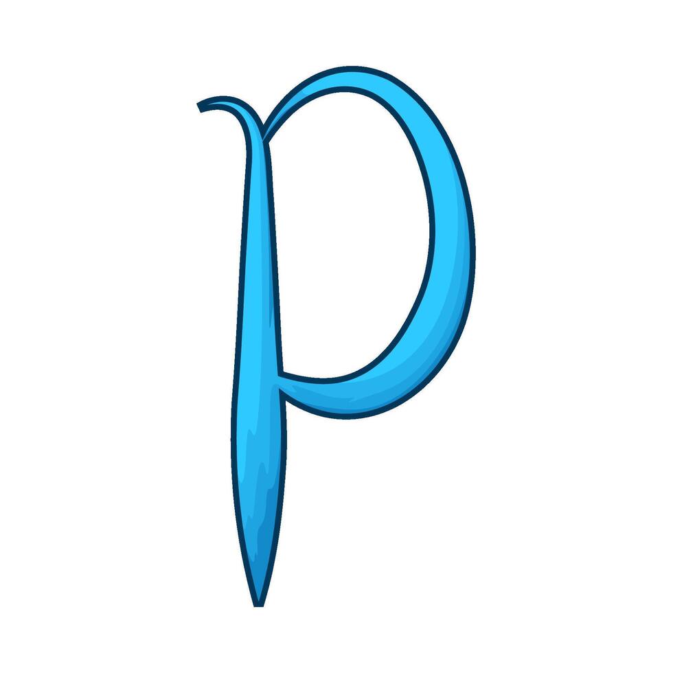 letter p illustrations vector