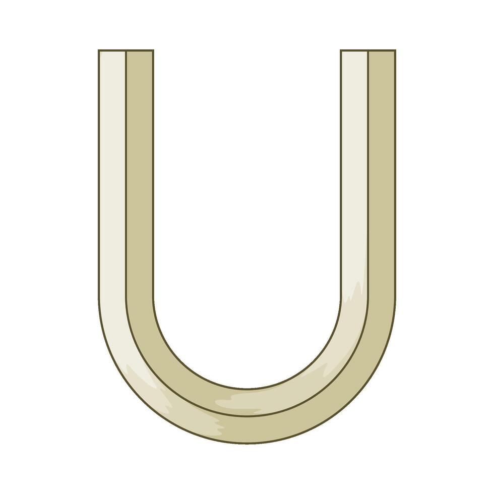 letter U illustrations vector