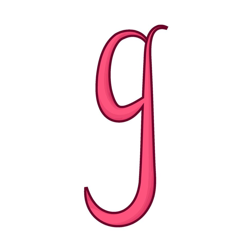 alphabet letter g illustrations vector