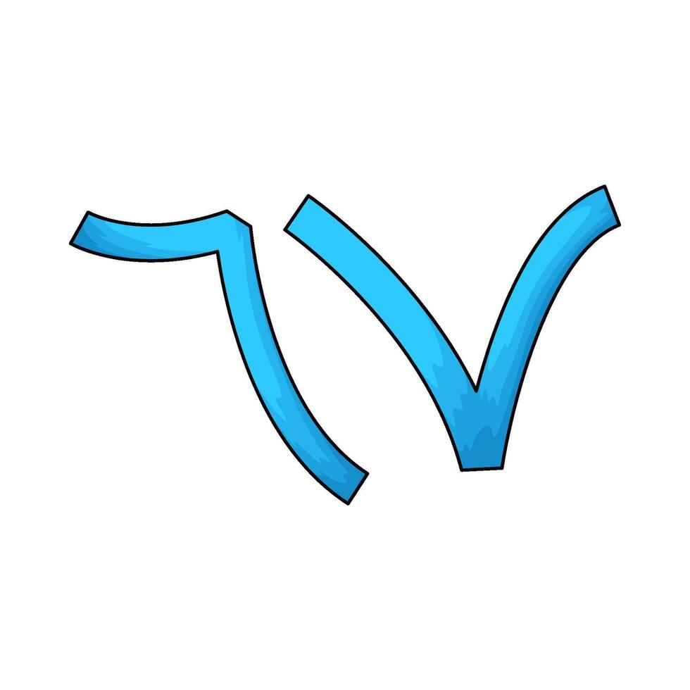 Arabic number 67 vector