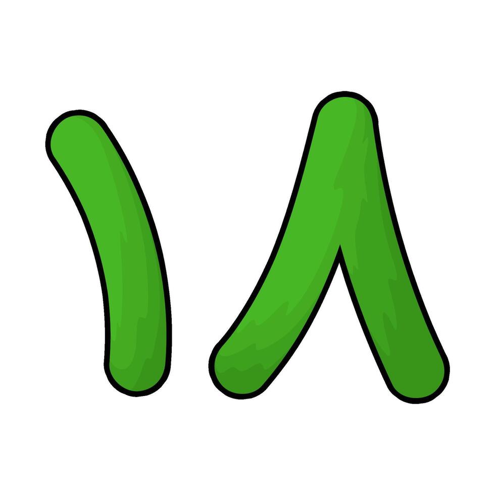 Arabic number 18 vector