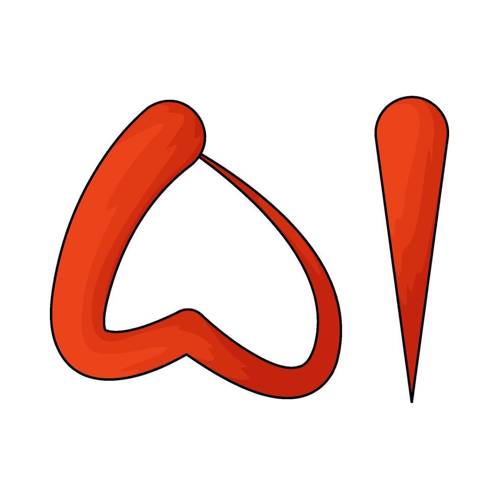 Arabic number 51 vector