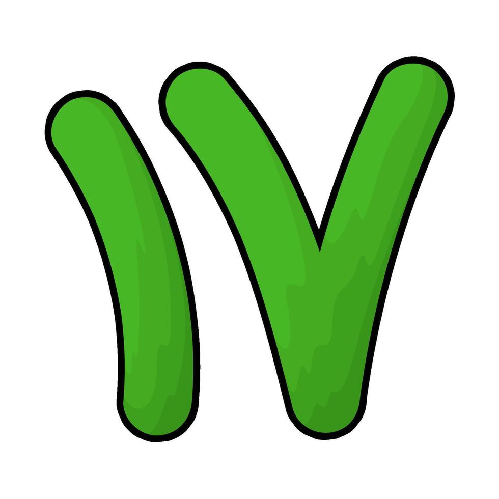 Arabic number 17 vector