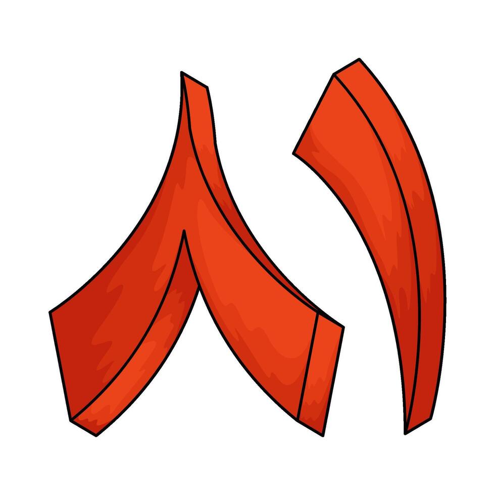 Arabic number 81 vector