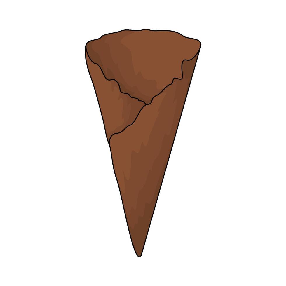 ice cream cone illustration vector