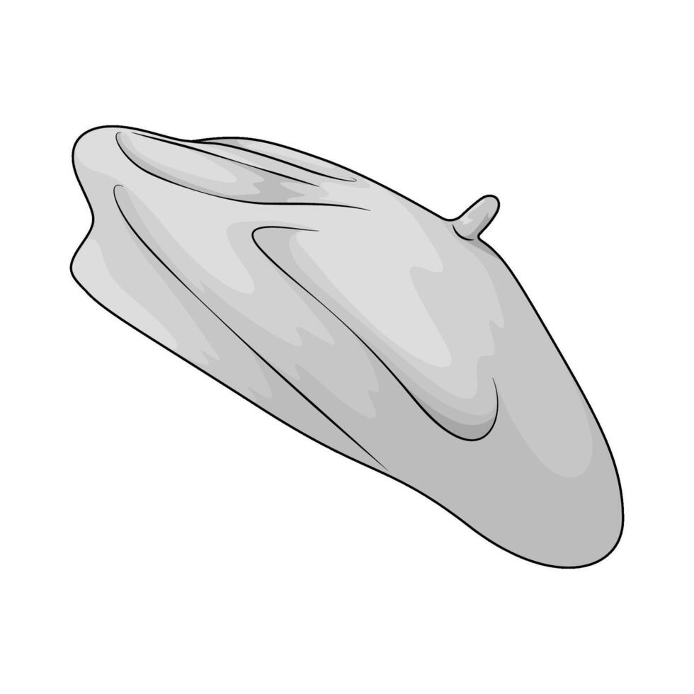 artist hat illustration vector
