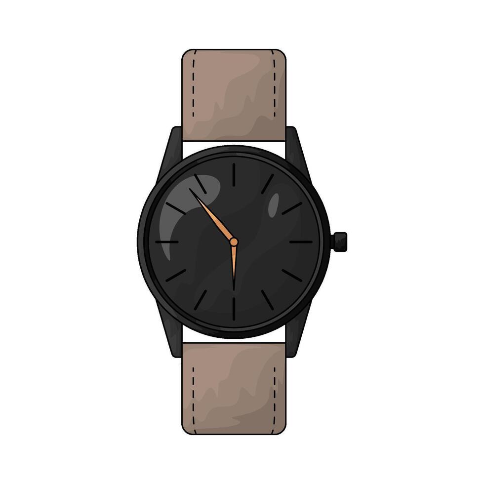 man watch illustration vector