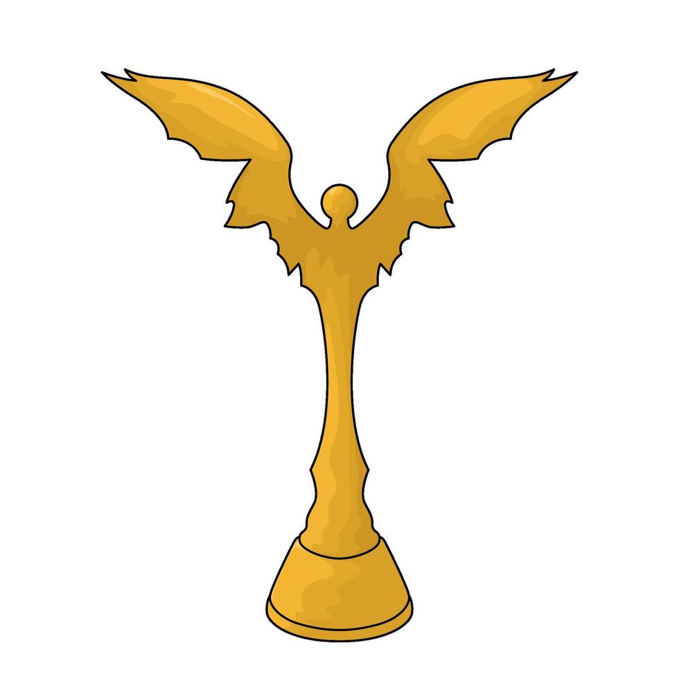 fashion trophy illustration vector