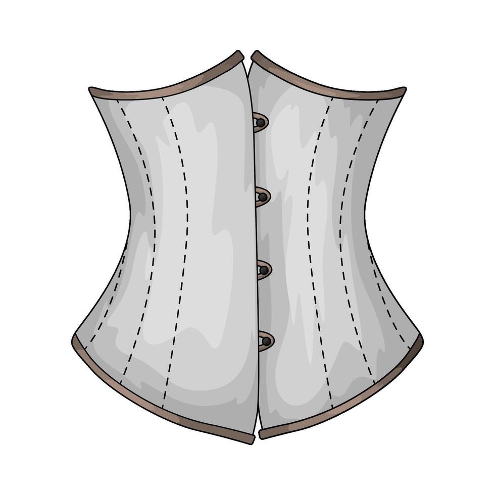 illustration of corset vector