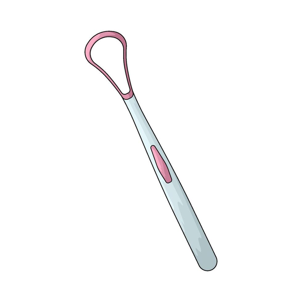 Tongue Scraper Cleaner vector