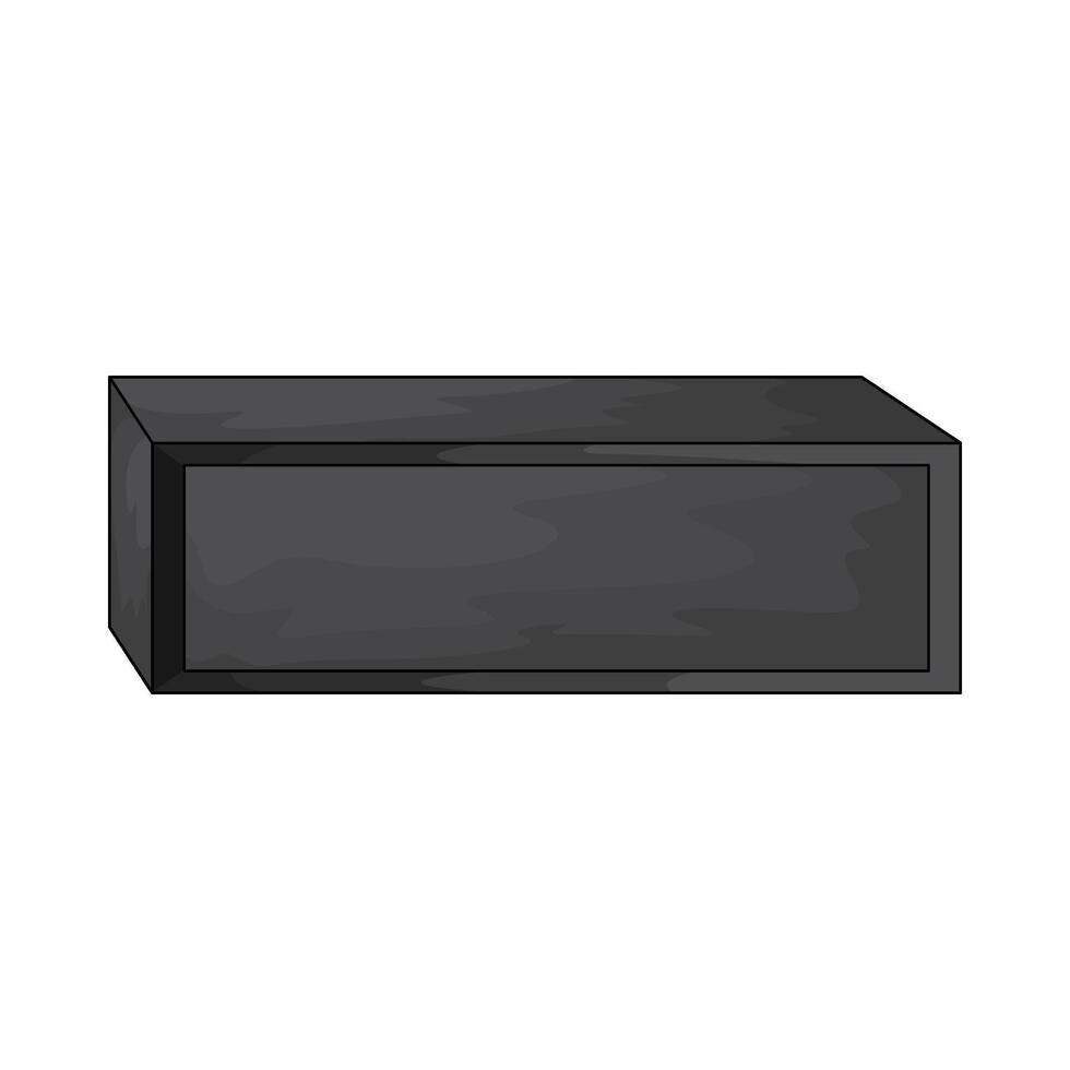 charcoal bar soap vector