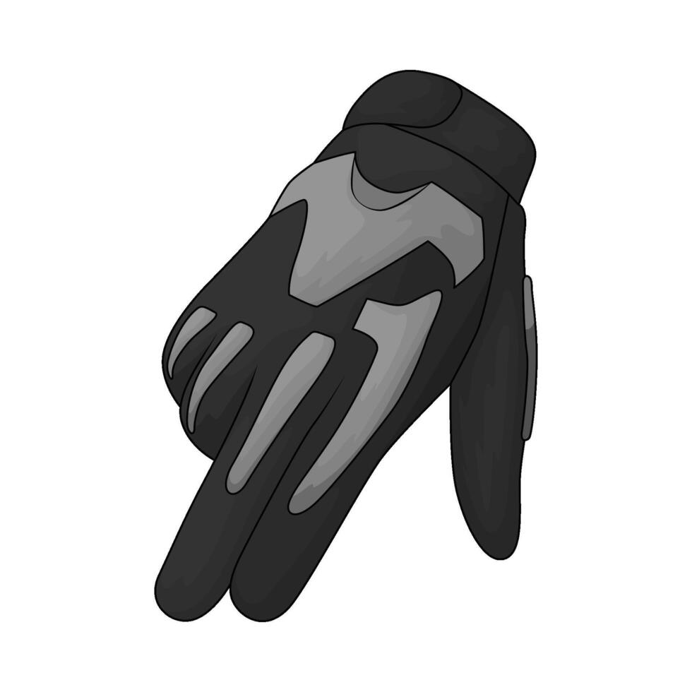 Police gloves illustration vector