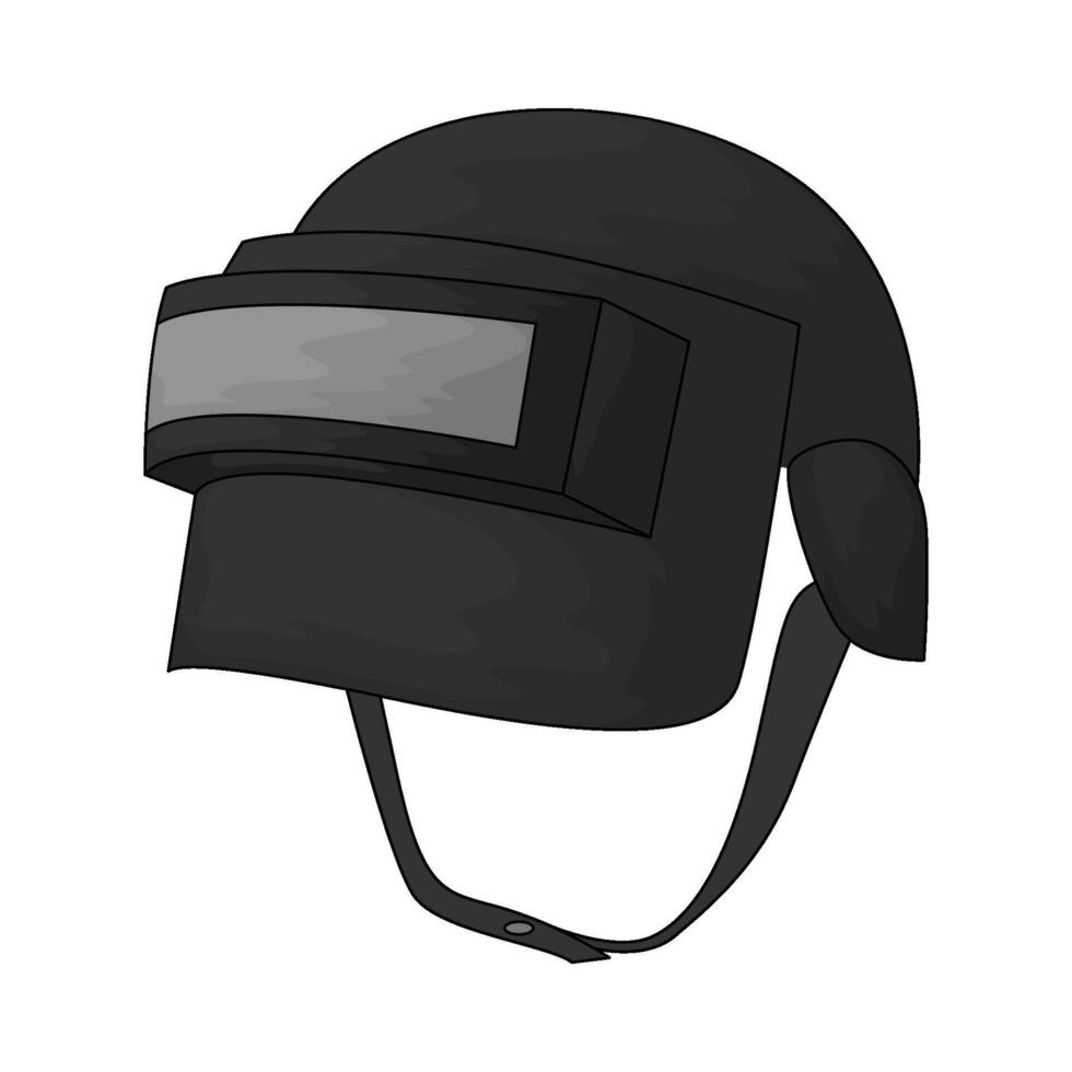 Police Riot Helmet vector