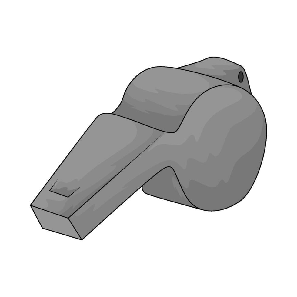 Police whistle illustrations vector