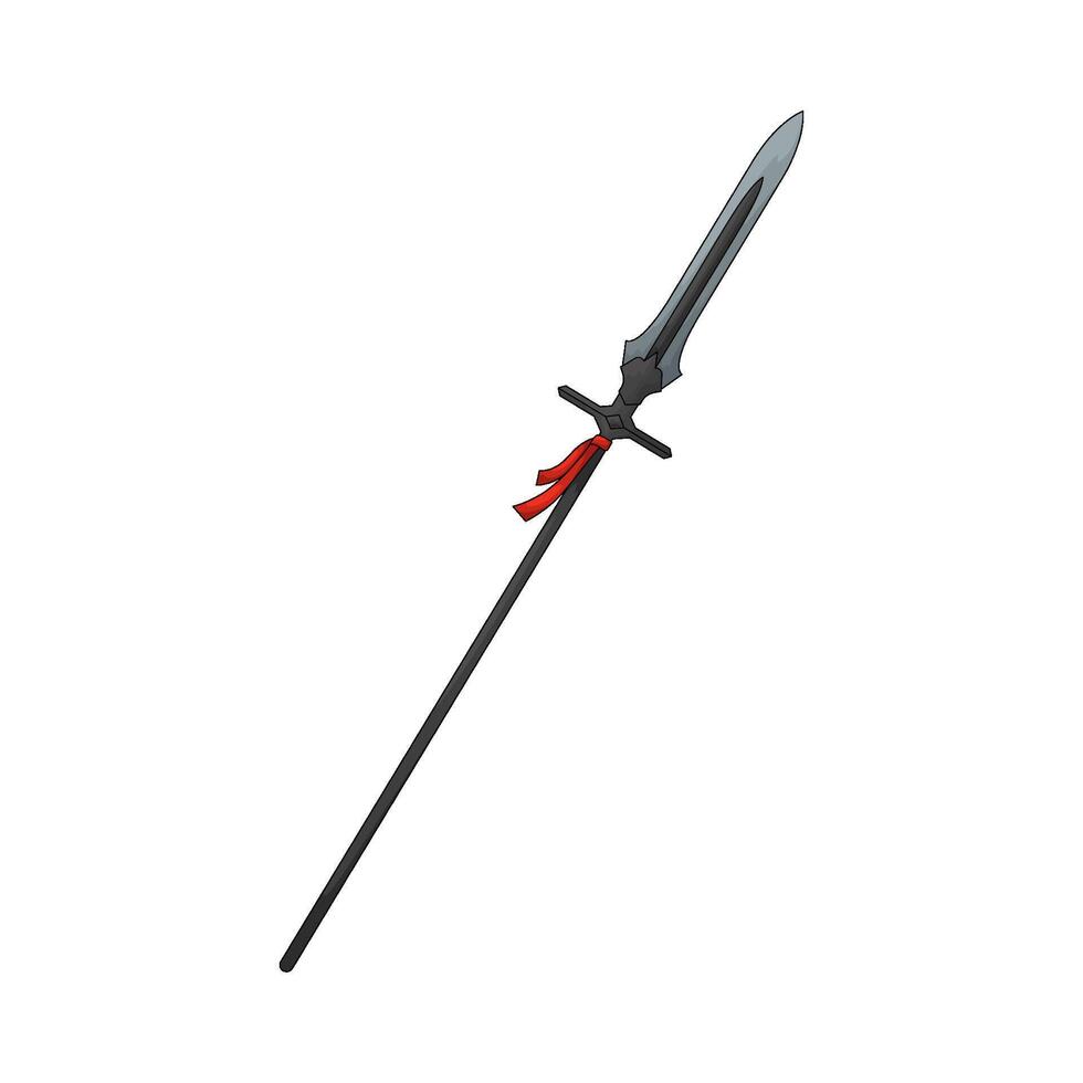 Ancient Spear illustration vector