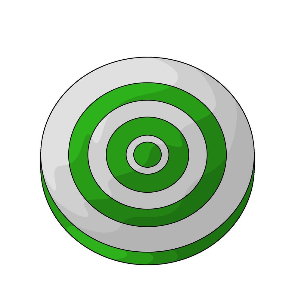 illustration of wooden target board vector
