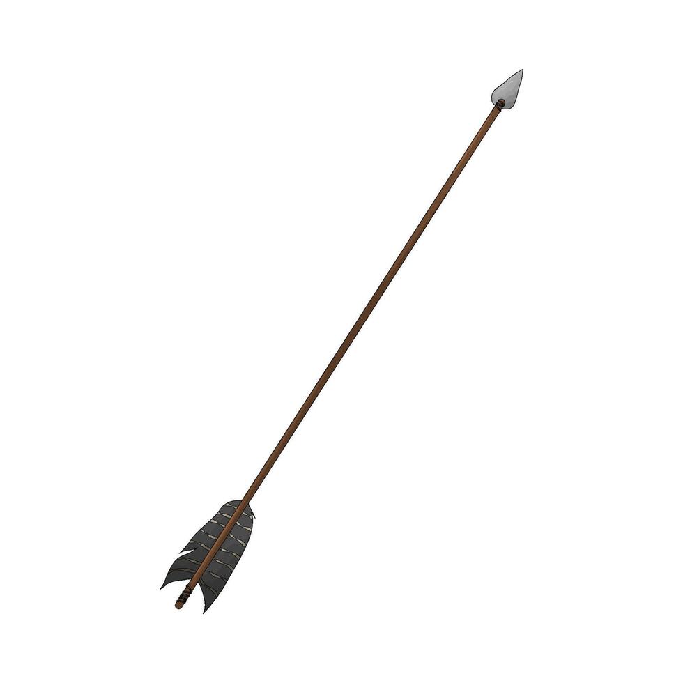 old archery arrow vector