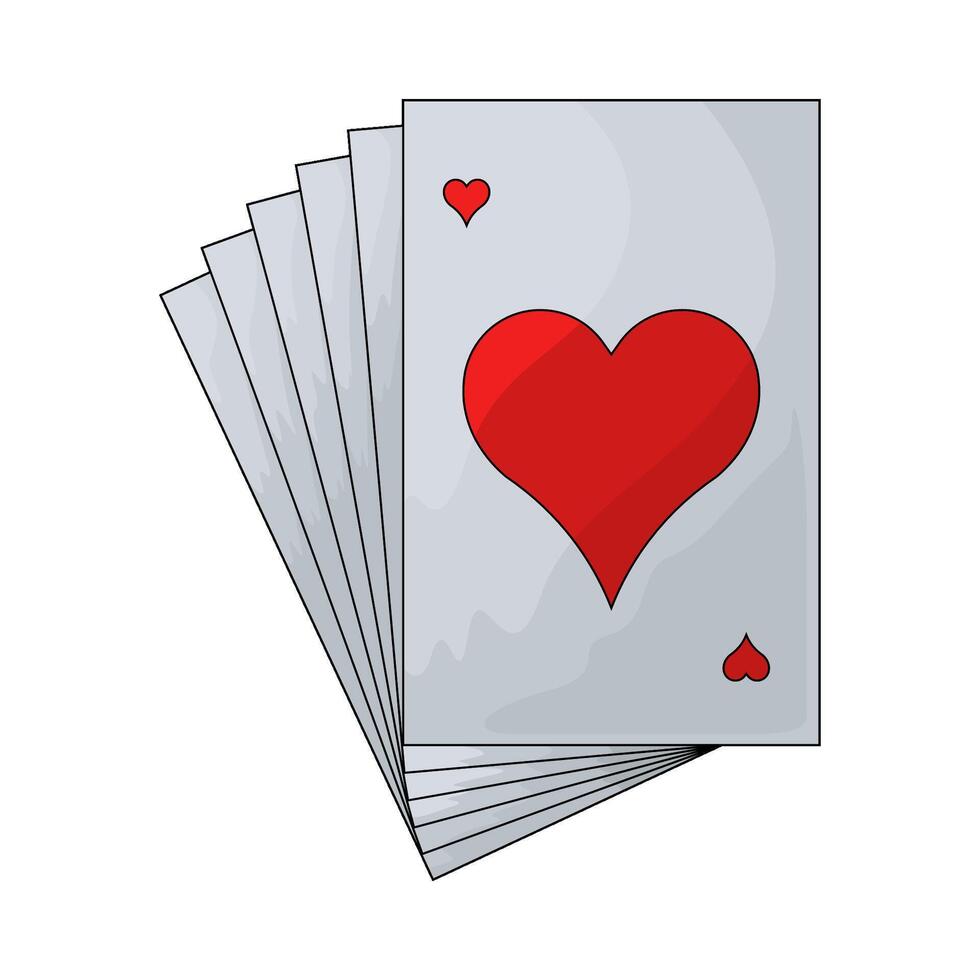 playing cards illustration vector