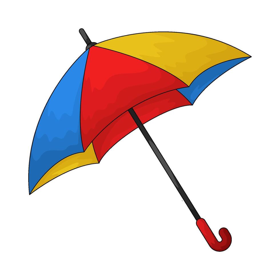 Circus umbrella illustration vector