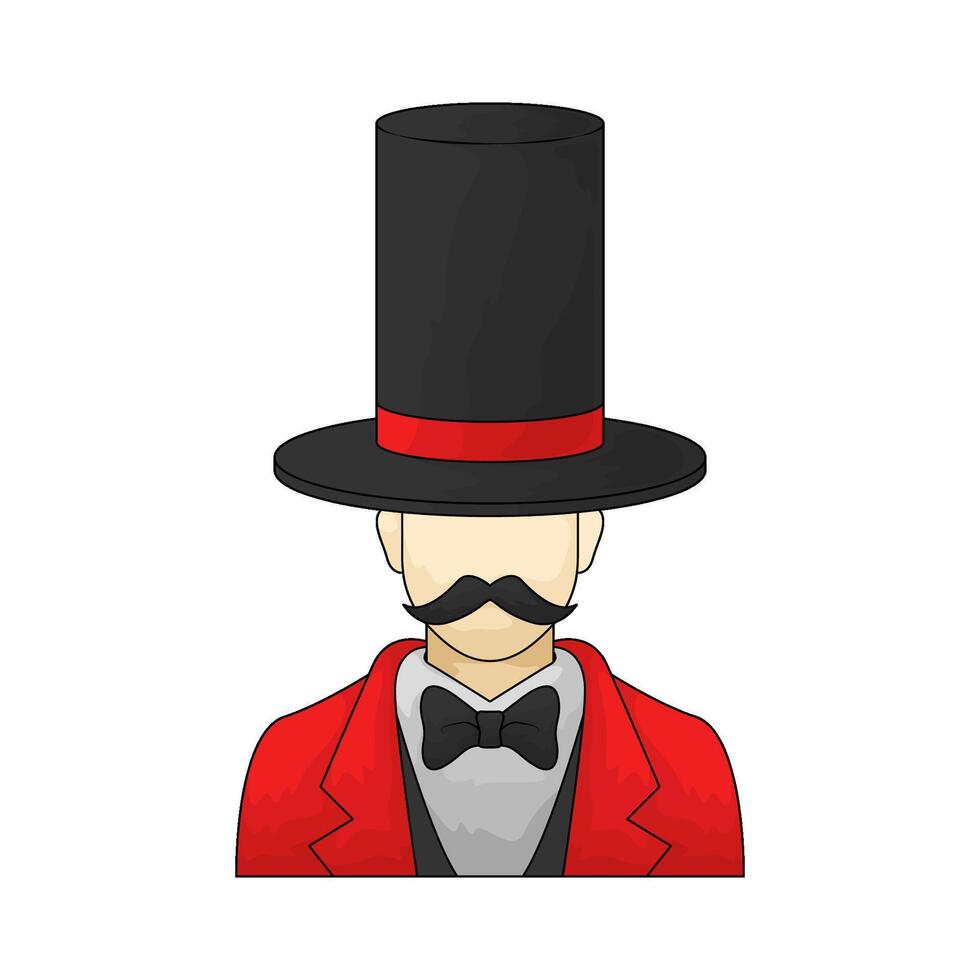 illustration of magician man vector
