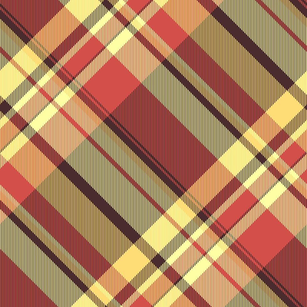 Elegant diagonal plaid pattern in warm autumnal hues. Perfect for textile design, fallthemed projects, or adding a touch of rustic charm to your designs. vector