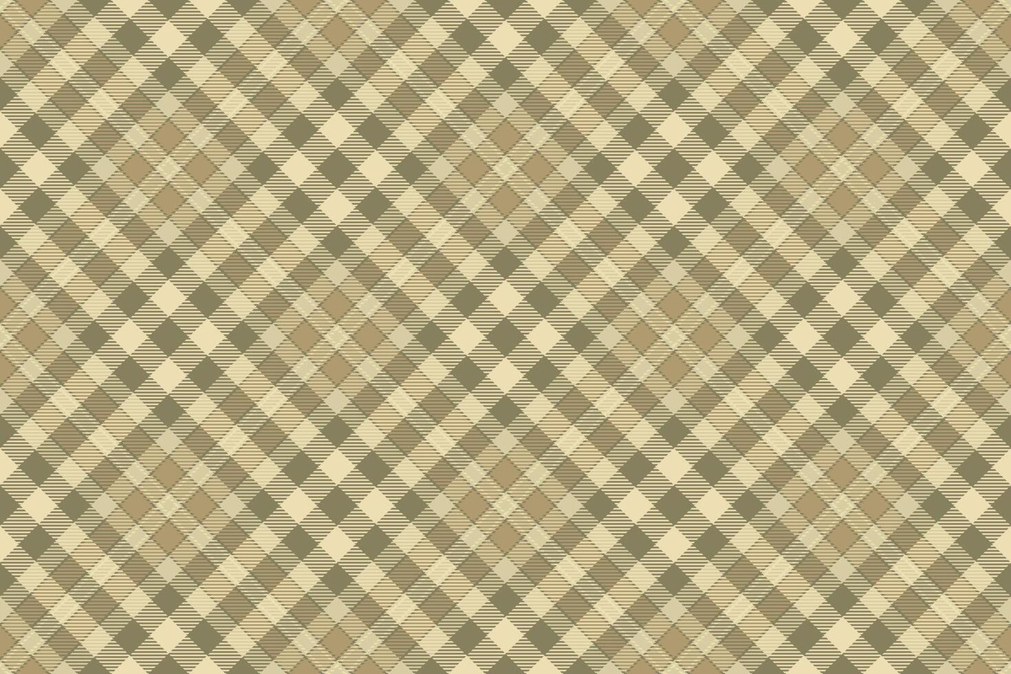 Elegant diagonal plaid pattern in muted earth tones. Perfect for backgrounds, textiles, or website design. Subtle texture and calming color palette evoke feelings of warmth and rustic charm. vector