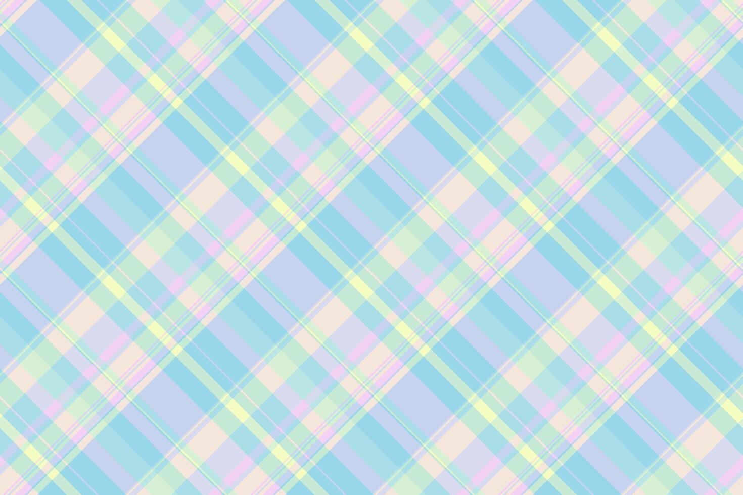 Hounds seamless tartan textile, 1950s plaid texture . Strong fabric pattern check background in light and light blue colors. vector