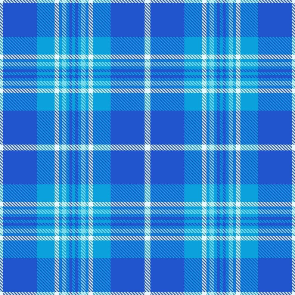 Mint pattern textile plaid, guy tartan fabric check. Open texture background seamless in cyan and blue colors. vector